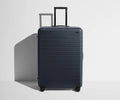 The Large in Navy Blue Check in Luggage
