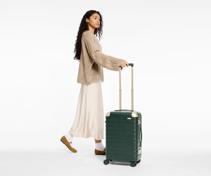 The Aluminum Edge Carry-On in Ivy Green Luggage