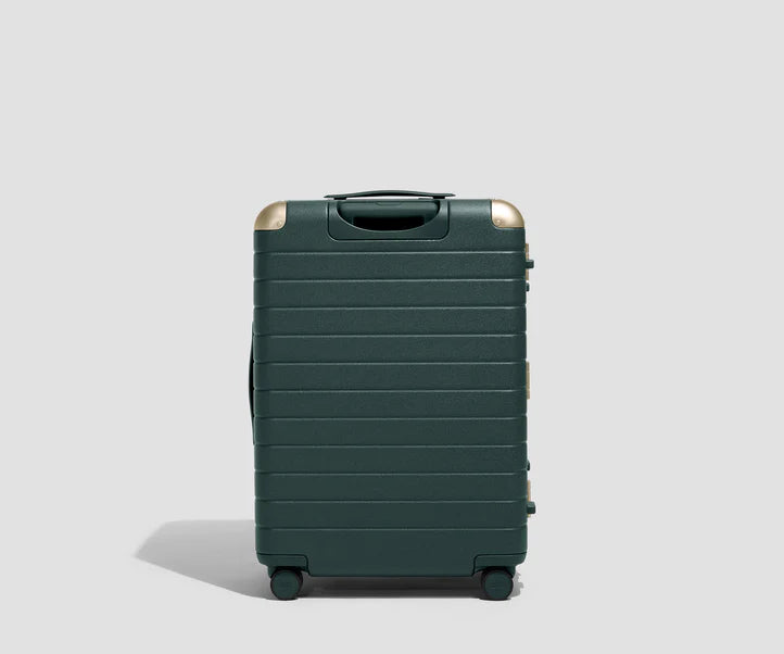 Check-In The Aluminum Edge Medium in Ivy Green Luggage