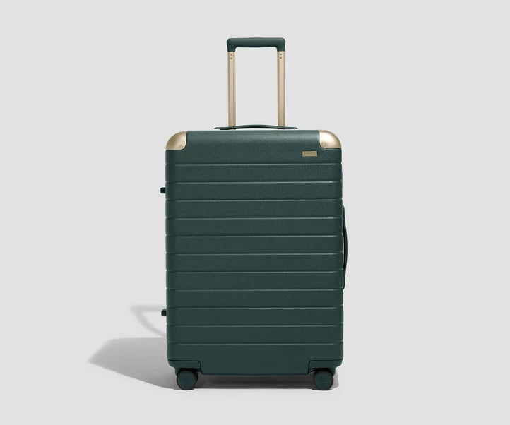 Check-In The Aluminum Edge Medium in Ivy Green Luggage