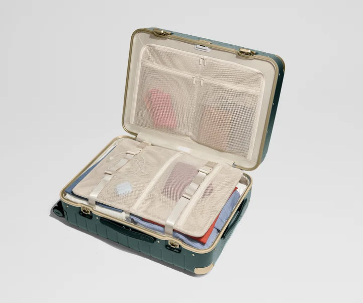 Check-In The Aluminum Edge Medium in Ivy Green Luggage