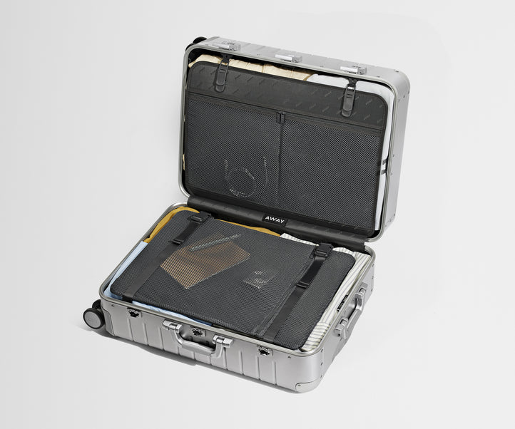 Carry-On The Medium: Aluminum Edition in Silver Luggage
