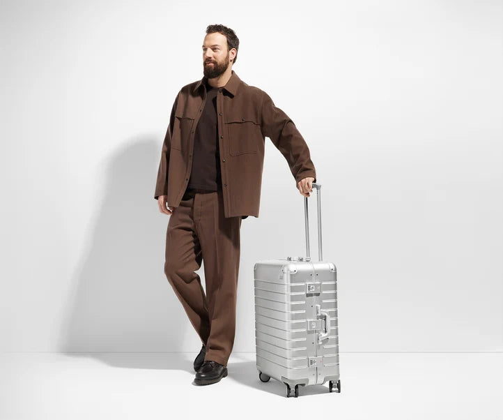 Carry-On The Medium: Aluminum Edition in Silver Luggage