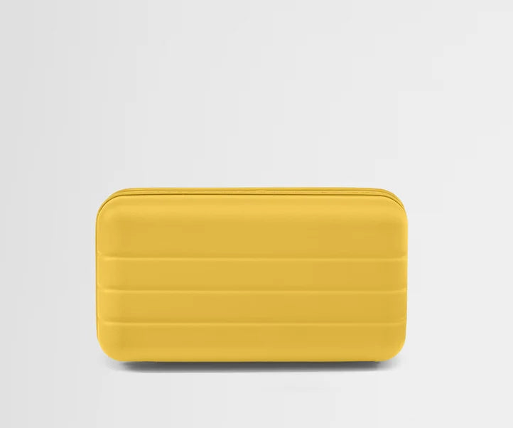Travel Glasses Case in Golden Hour Yellow