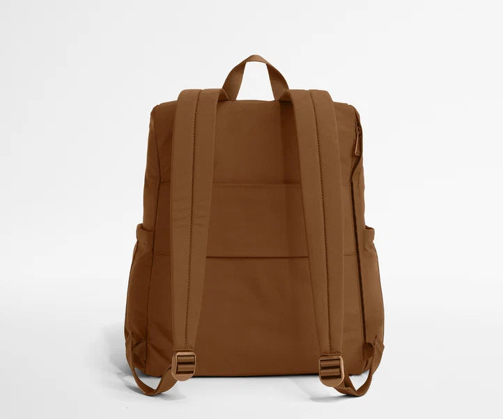 Featherlight Diaper Backpack in Amaro Brown