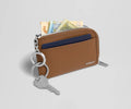 Zip Card Case in Saddle Brown 2 Pack