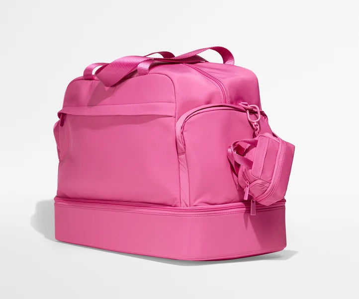 Micro Weekender Charm in Island Pink