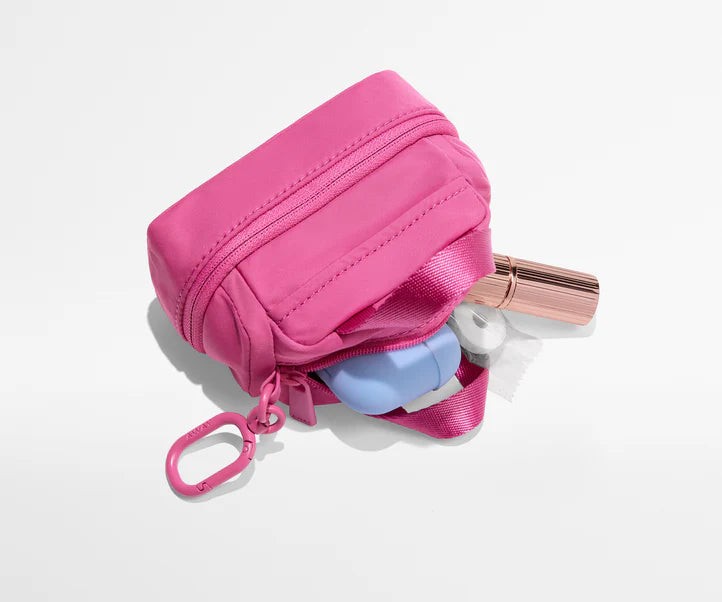 Micro Weekender Charm in Island Pink