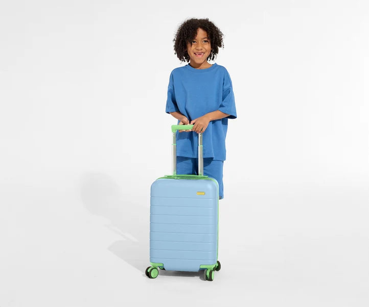 The Kids Carry-On in Dragonfly Blue Luggage
