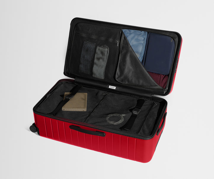 Check-In The Trunk in Cherry Red