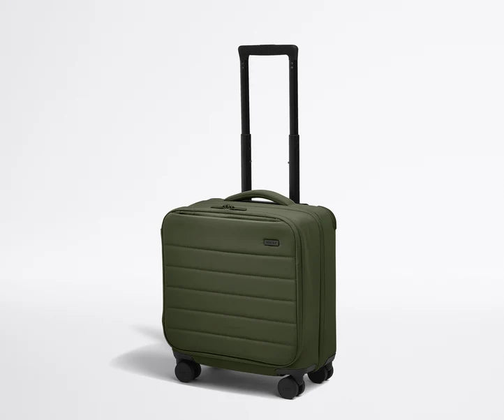 Softside Compact Carry-On in Olive Green Luggage