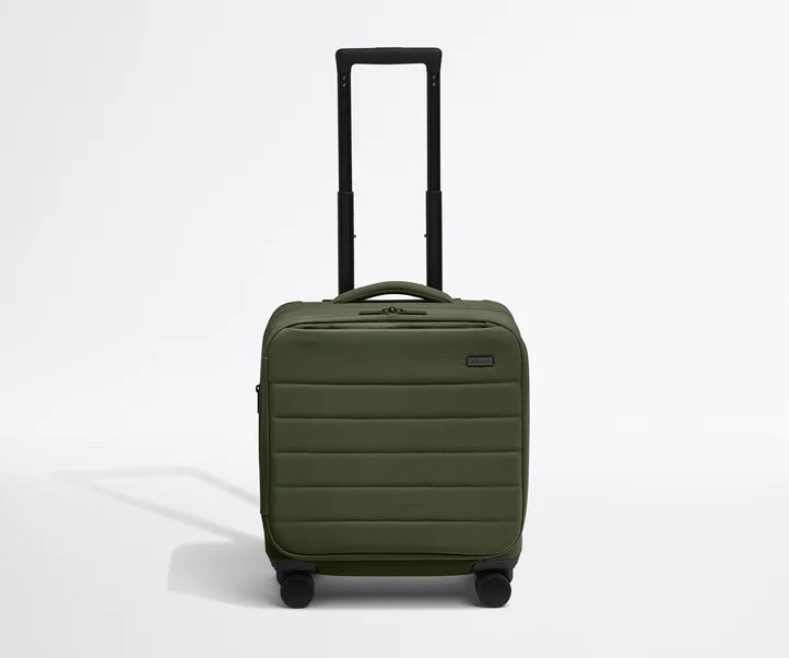 Softside Compact Carry-On in Olive Green Luggage