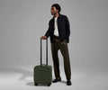 Softside Compact Carry-On in Olive Green Luggage