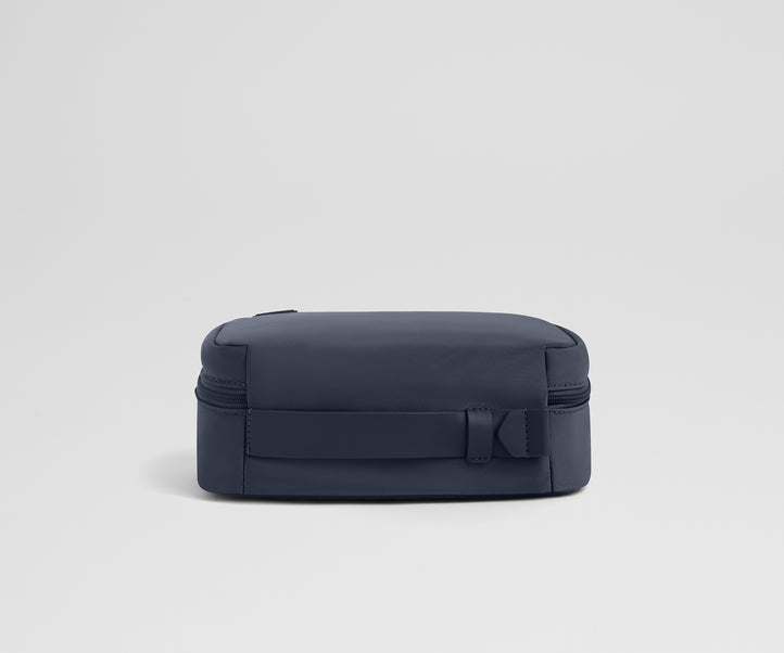 Small Toiletry Bag in Navy Blue