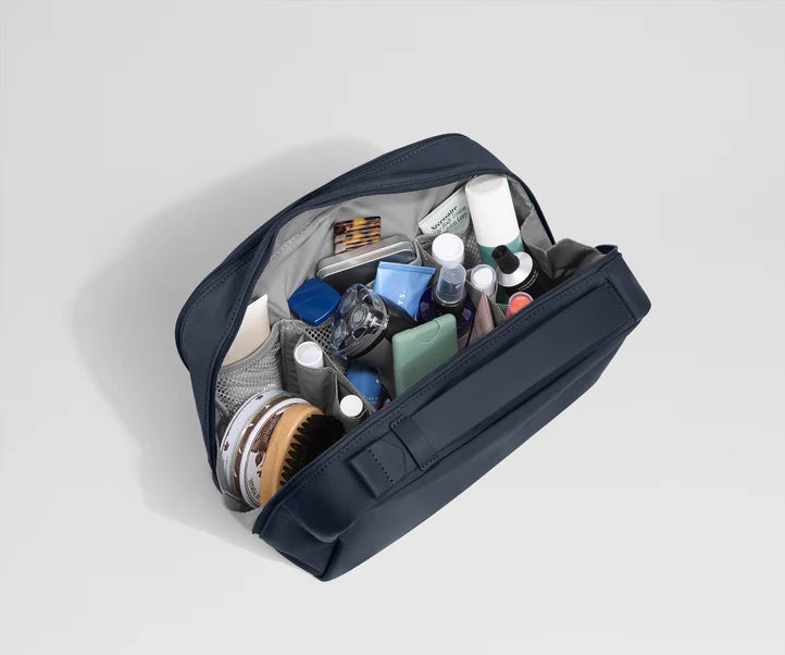 Extra Large Toiletry Bag in Navy Blue