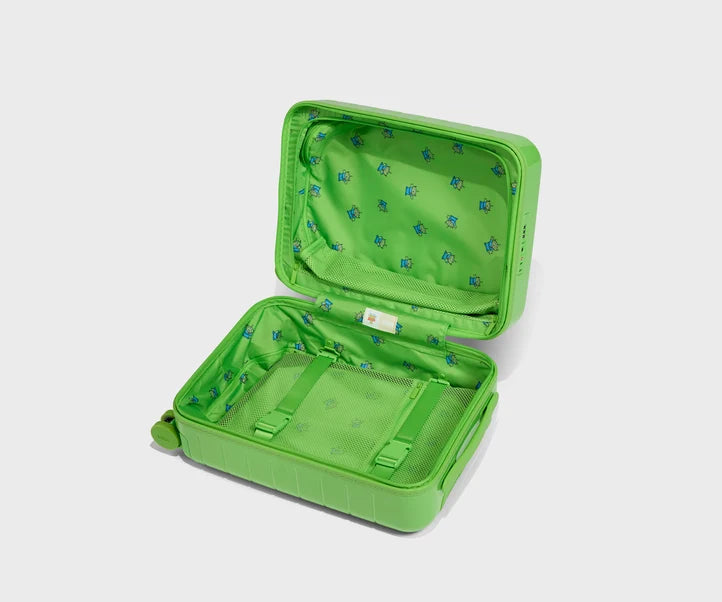 The Kids Carry-On in Alien Green Luggage