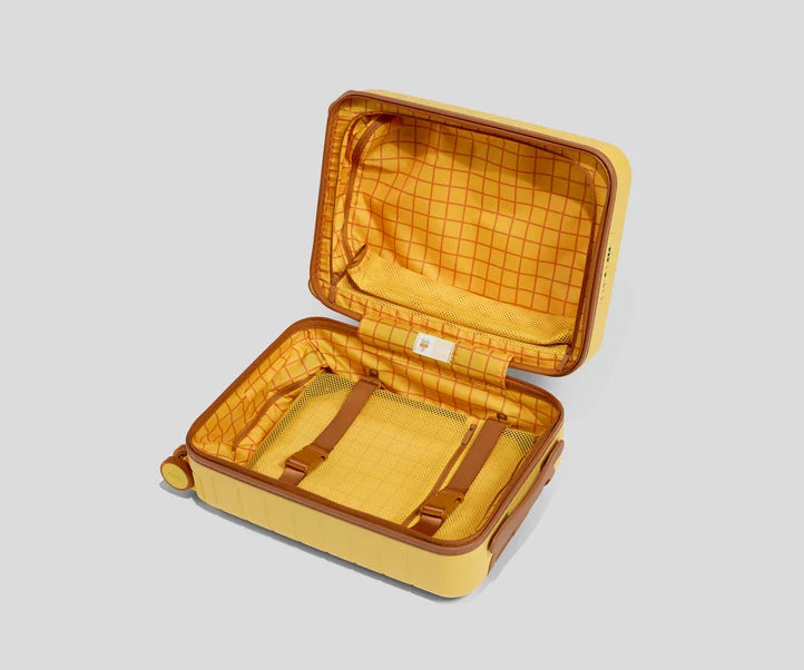 The Kids Carry-On in Woody Yellow Luggage