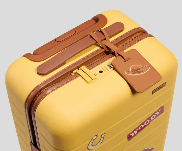 The Kids Carry-On in Woody Yellow Luggage