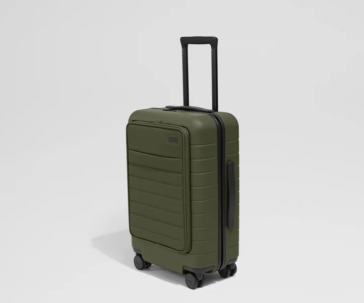 The Executive Carry-On in Olive Green Luggage