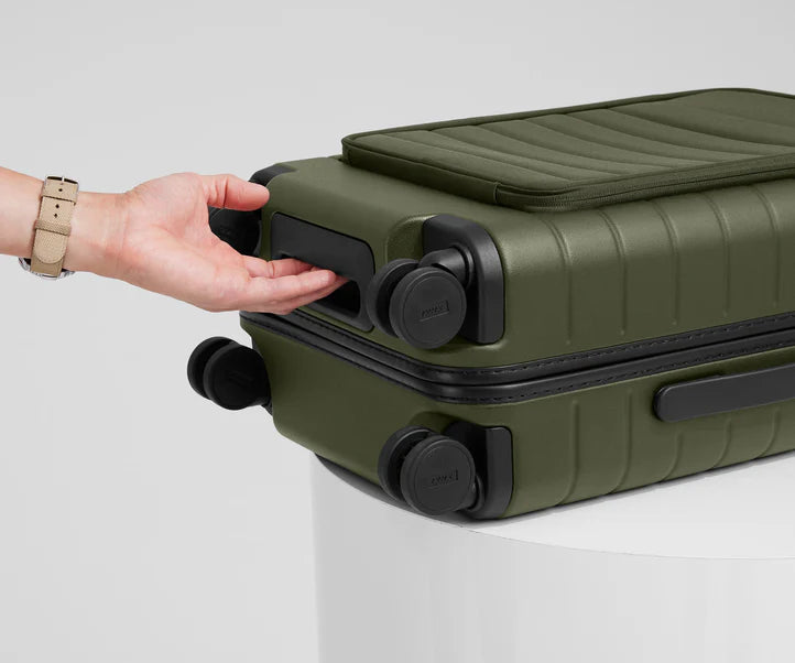 The Executive Carry-On in Olive Green Luggage