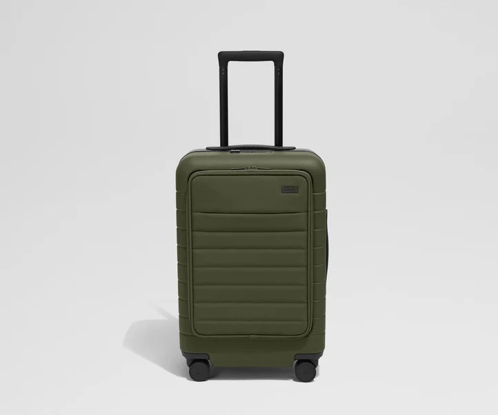 The Executive Carry-On in Olive Green Luggage